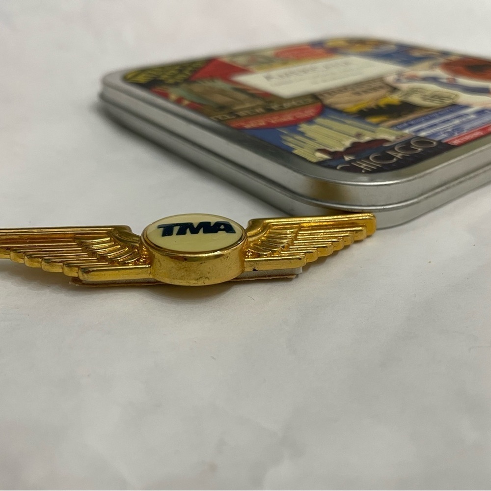 Rare Trans Meridian Airlines Pilot Gift Wings - Picture 4 of 6